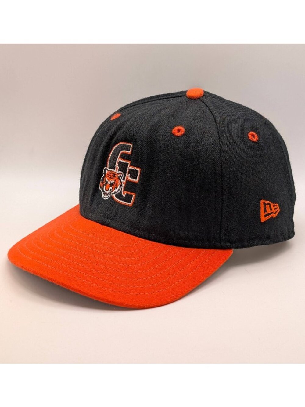 Georgetown College Tigers New Era Vintage Snapback Hat Black Orange GC Kentucky